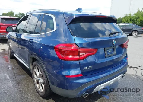 2021 BMW X3 xDrive30I z USA, uszkodzony, nr VIN 5UXTY5C08M9F87680